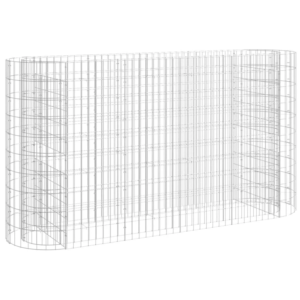 Gabiono lovelis, 190x50x100cm, galvanizuota geležis, aukštas