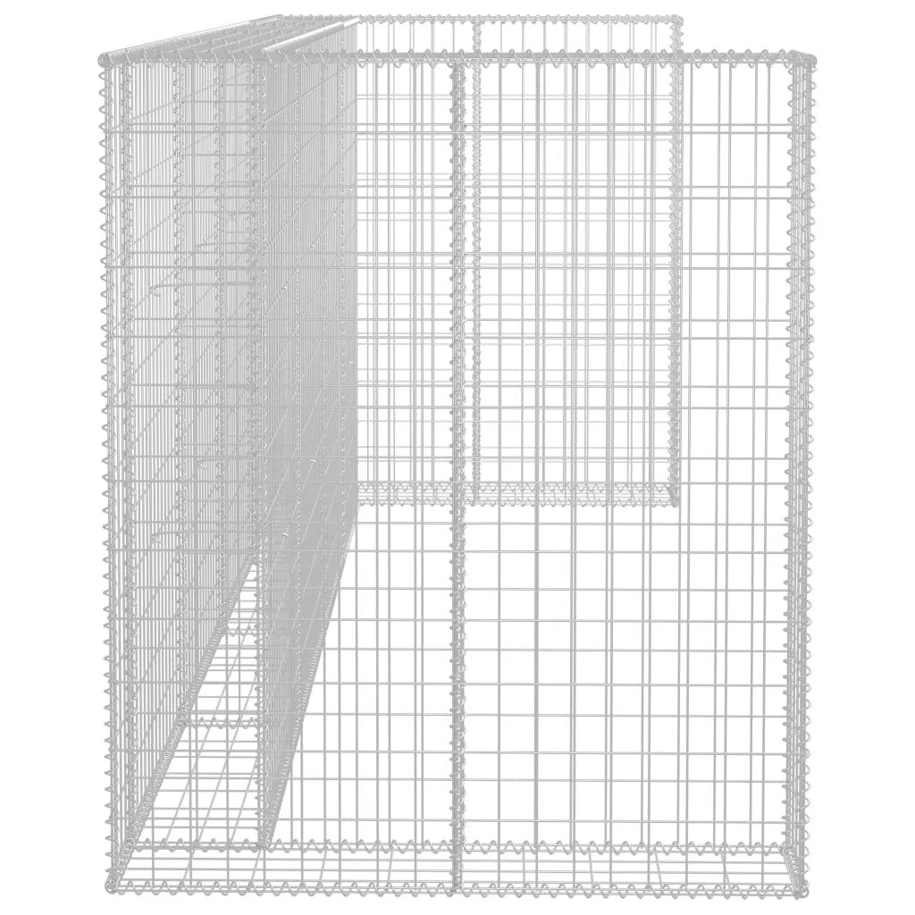 Gabiono siena konteineriams, 320x100x120cm, plienas