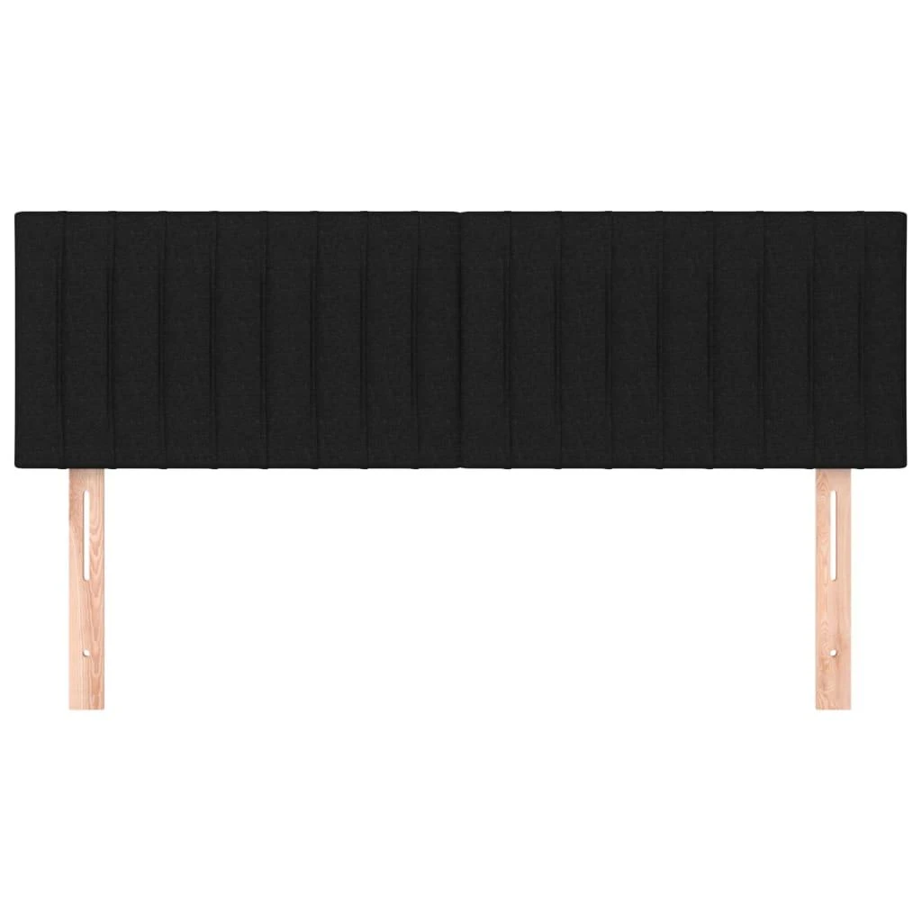 Galvūgaliai, 2vnt., juodos spalvos, 72x5x78/88cm, audinys