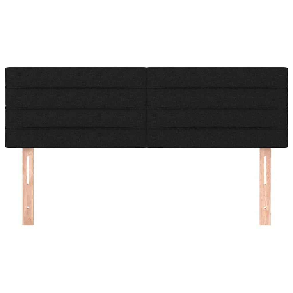 Galvūgaliai, 2vnt., juodos spalvos, 72x5x78/88cm, audinys