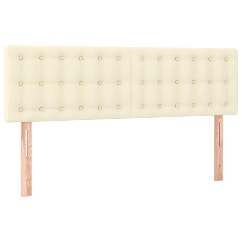 Galvūgaliai, 2vnt., kreminiai, 72x5x78/88cm, dirbtinė oda