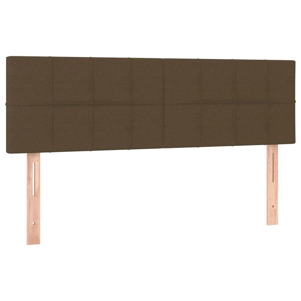 Galvūgaliai, 2vnt., tamsiai rudi, 72x5x78/88cm, audinys