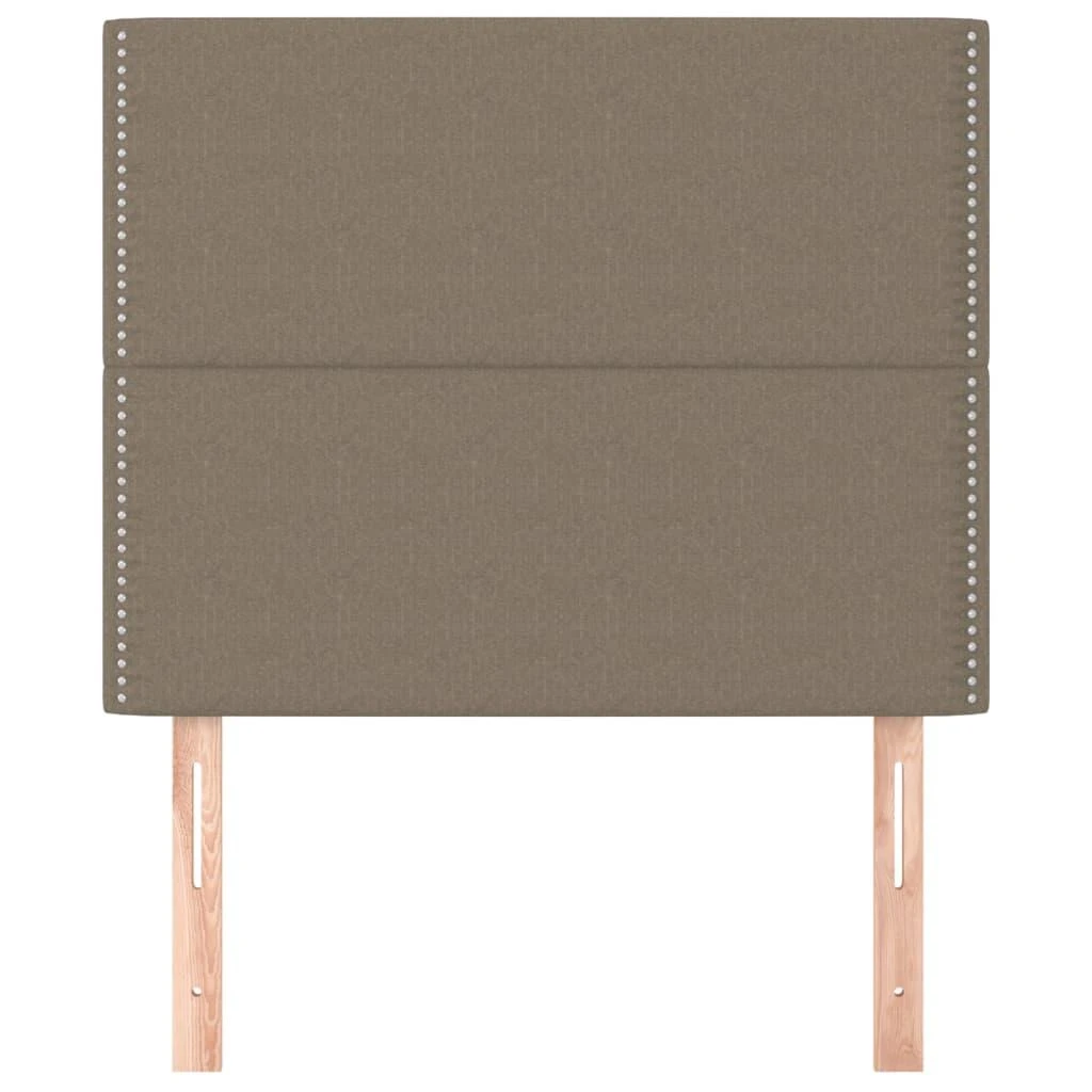 Galvūgaliai, 2vnt., taupe spalvos, 100x5x78/88cm, audinys