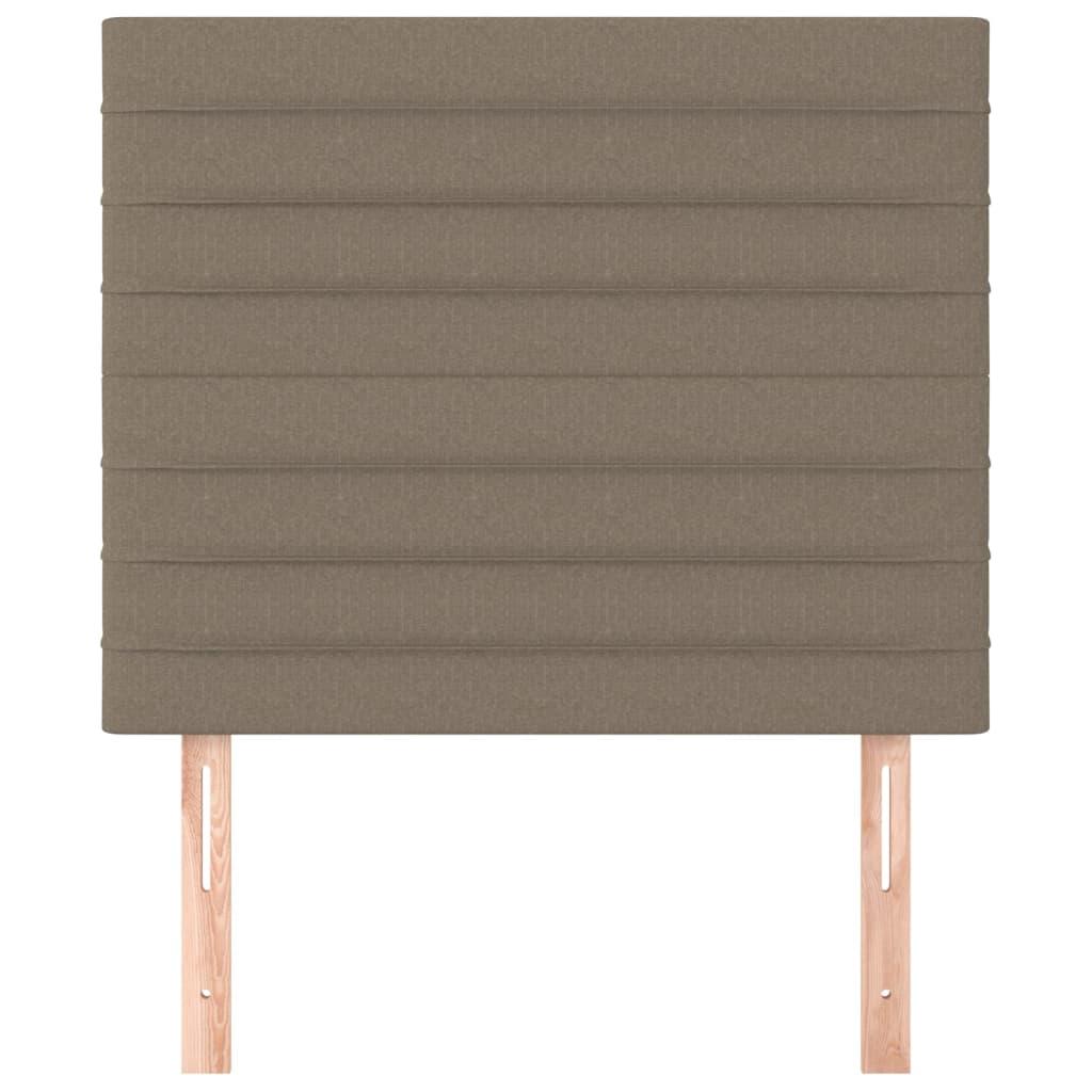 Galvūgaliai, 2vnt., taupe spalvos, 100x5x78/88cm, audinys