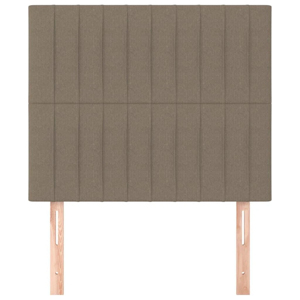 Galvūgaliai, 2vnt., taupe spalvos, 100x5x78/88cm, audinys