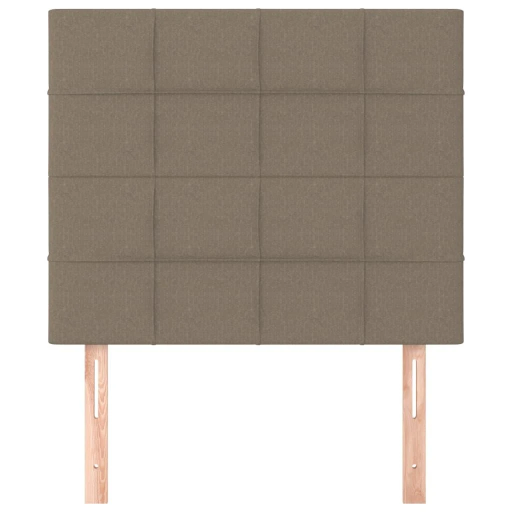 Galvūgaliai, 2vnt., taupe spalvos, 90x5x78/88cm, audinys