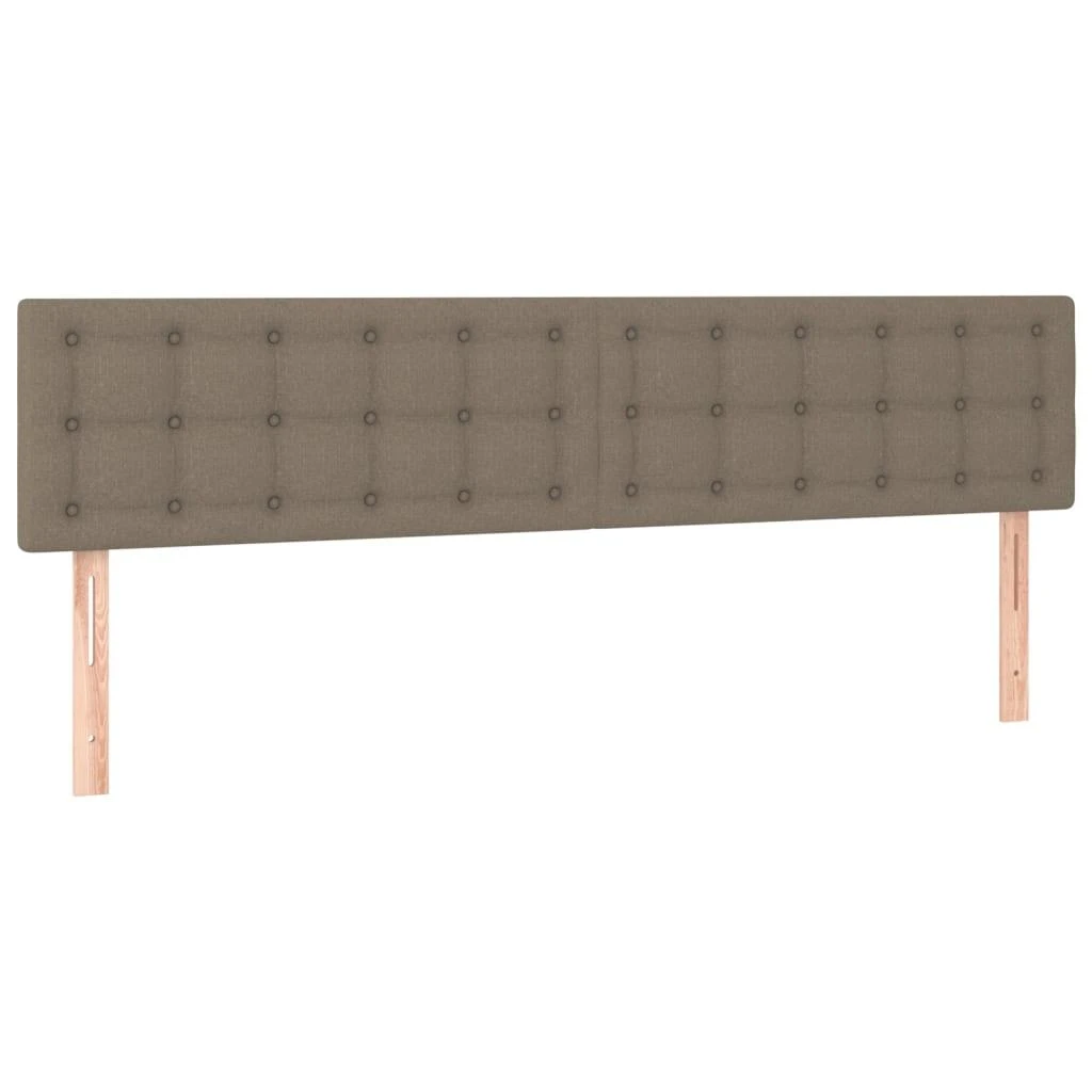 Galvūgaliai, 2vnt., taupe spalvos, 90x5x78/88cm, audinys