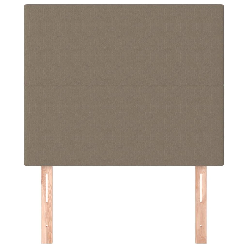 Galvūgaliai, 2vnt., taupe spalvos, 90x5x78/88cm, audinys