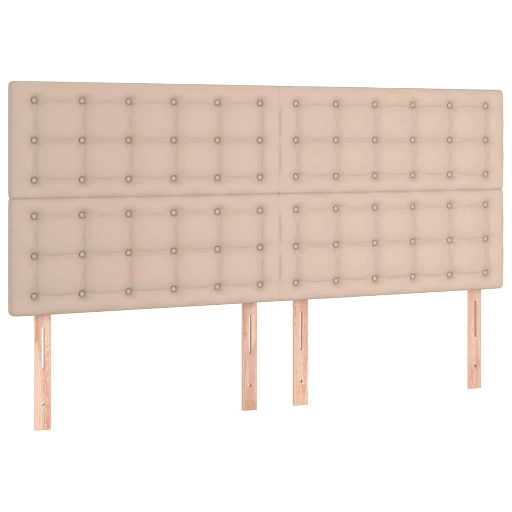 Galvūgaliai, 4vnt., kapučino, 80x5x78/88 cm, dirbtinė oda