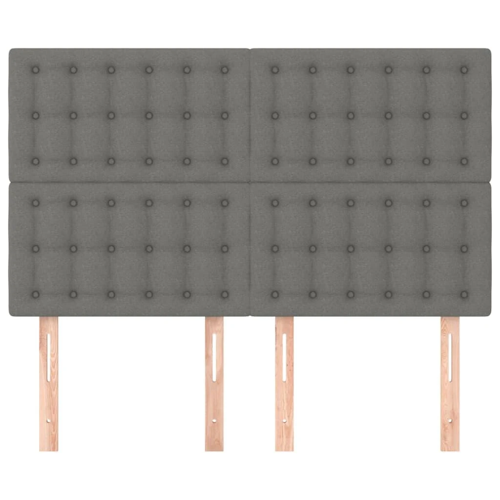 Galvūgaliai, 4vnt., tamsiai pilki, 72x5x78/88cm, audinys