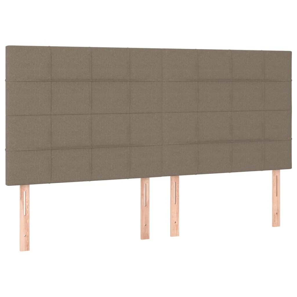 Galvūgaliai, 4vnt., taupe spalvos, 100x5x78/88cm, audinys