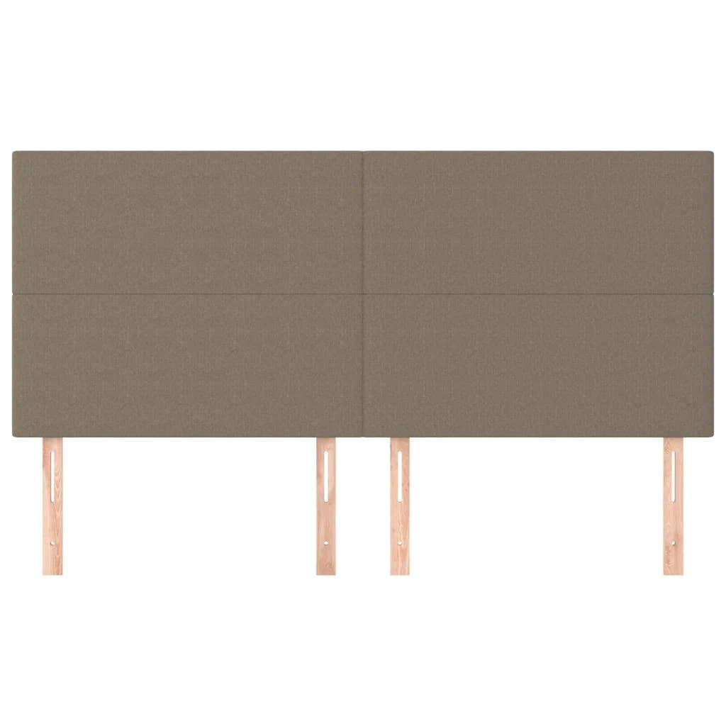 Galvūgaliai, 4vnt., taupe spalvos, 100x5x78/88cm, audinys