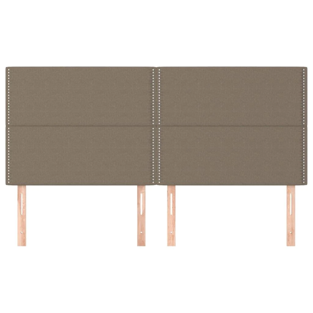 Galvūgaliai, 4vnt., taupe spalvos, 100x5x78/88cm, audinys