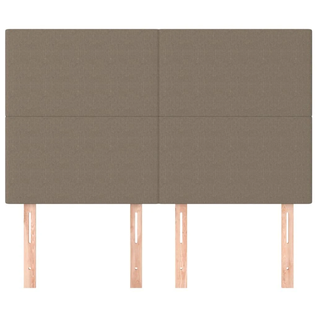 Galvūgaliai, 4vnt., taupe spalvos, 72x5x78/88cm, audinys