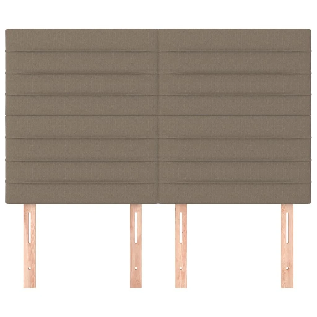 Galvūgaliai, 4vnt., taupe spalvos, 72x5x78/88cm, audinys
