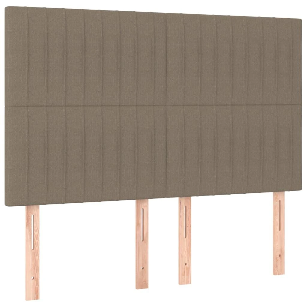 Galvūgaliai, 4vnt., taupe spalvos, 72x5x78/88cm, audinys