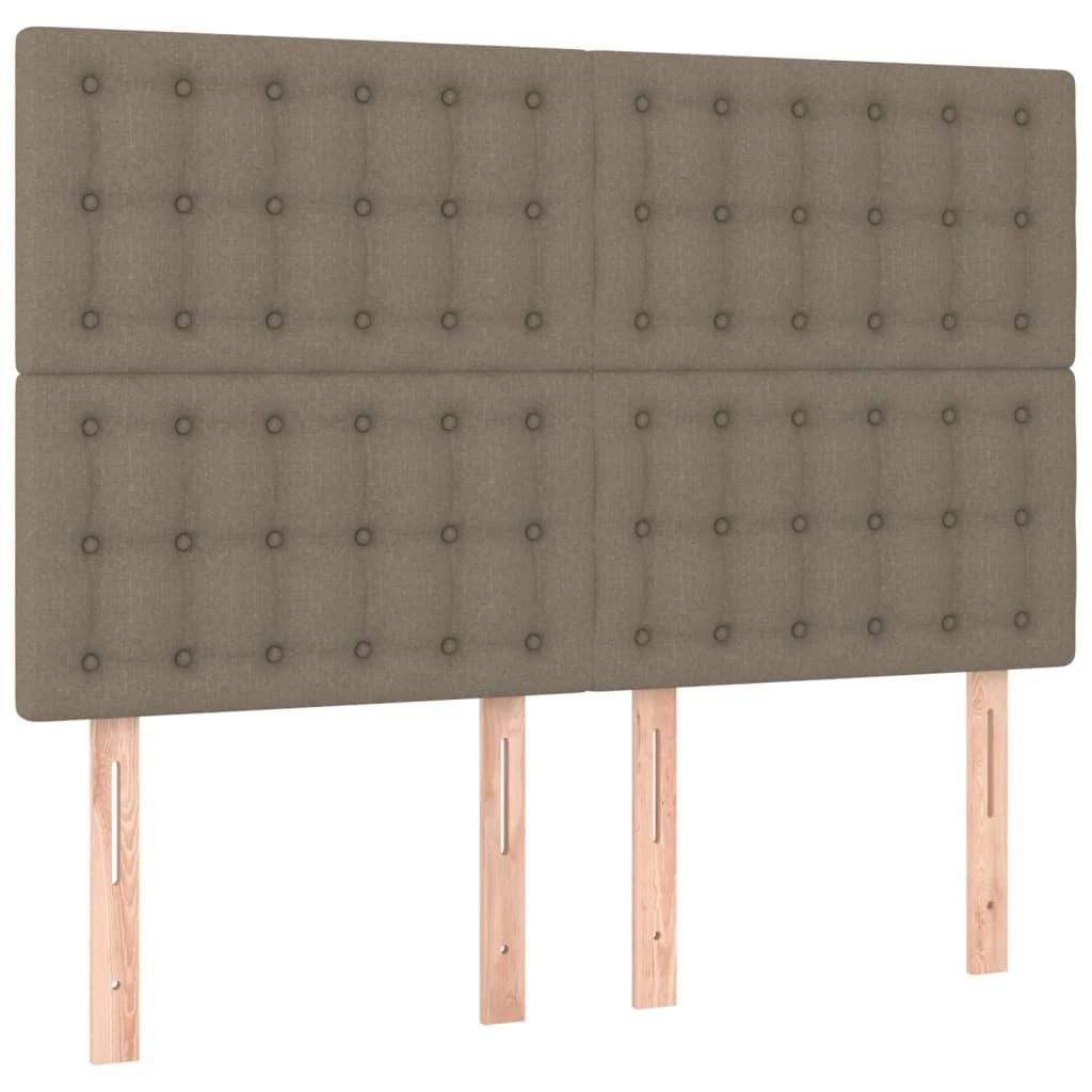 Galvūgaliai, 4vnt., taupe spalvos, 72x5x78/88cm, audinys