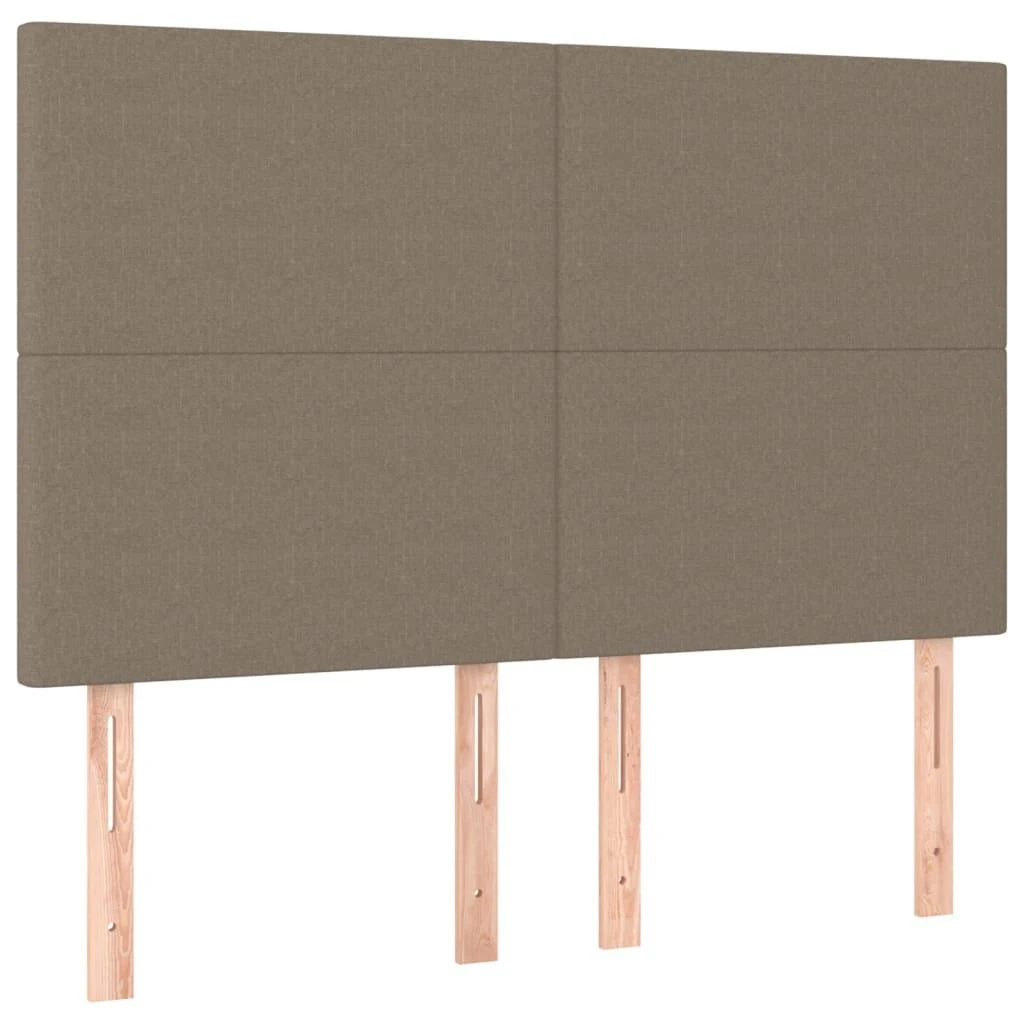 Galvūgaliai, 4vnt., taupe spalvos, 72x5x78/88cm, audinys