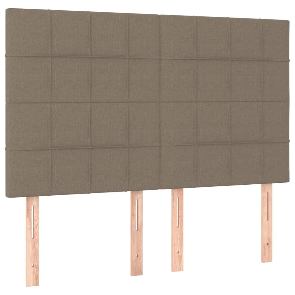 Galvūgaliai, 4vnt., taupe spalvos, 72x5x78/88cm, audinys