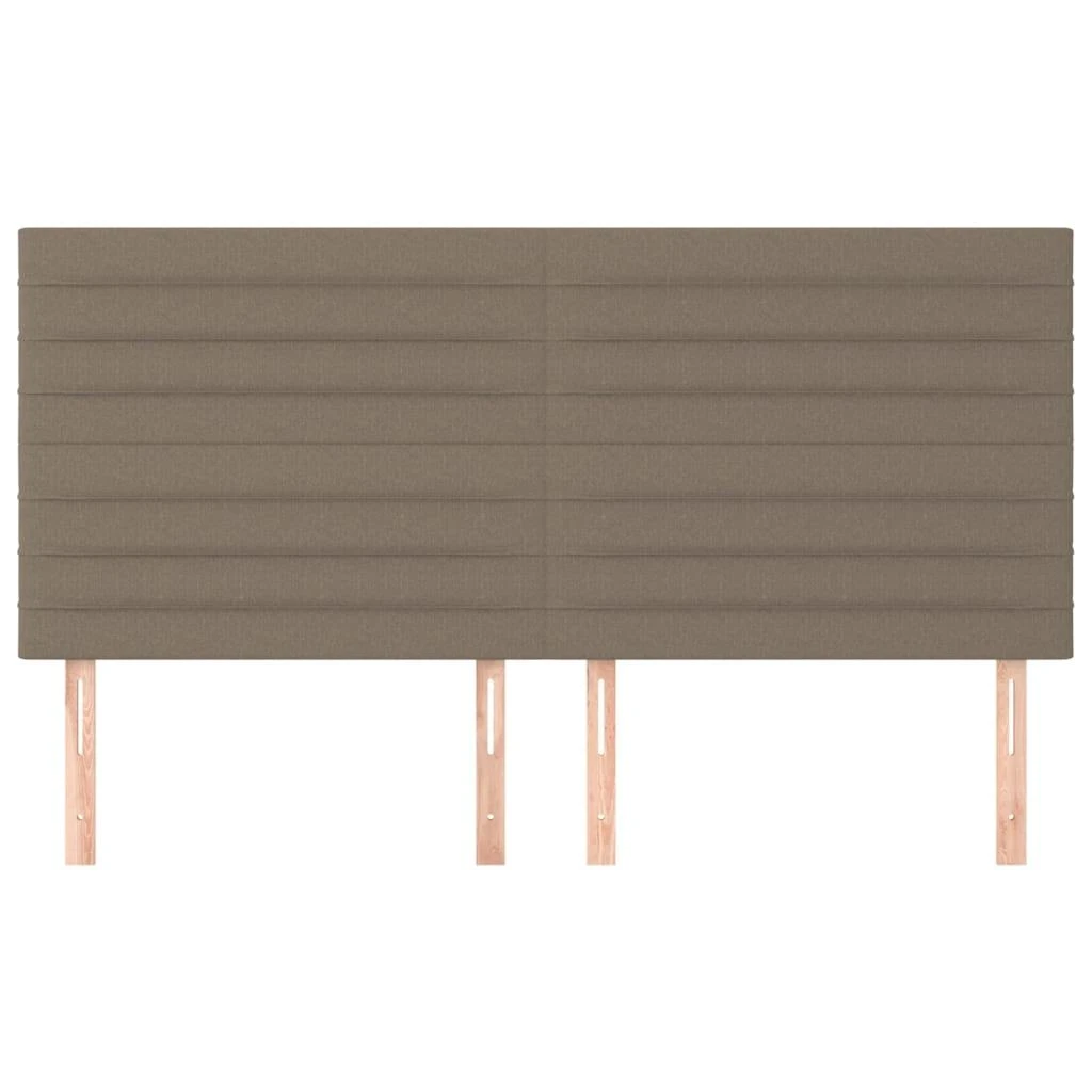 Galvūgaliai, 4vnt., taupe spalvos, 80x5x78/88cm, audinys
