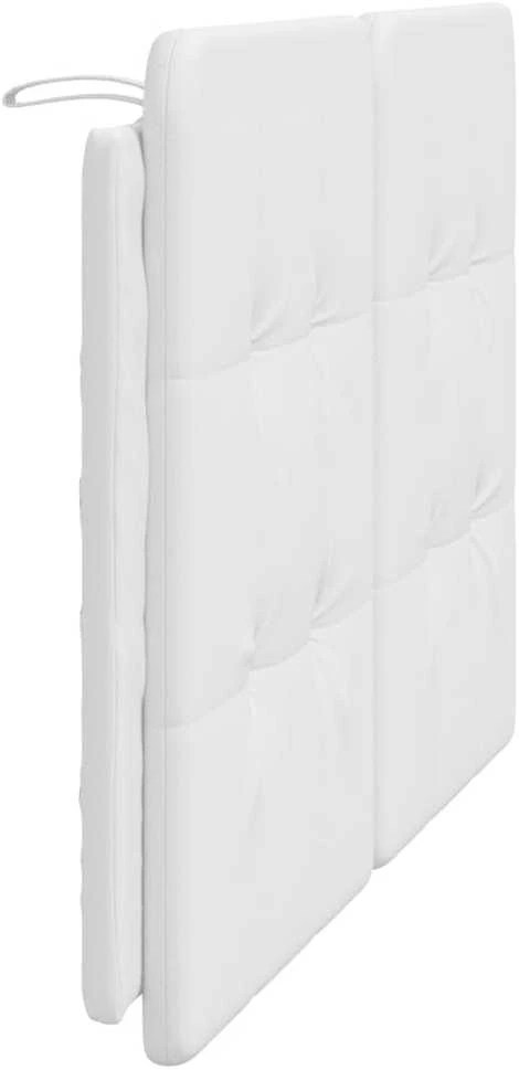 Galvūgalio pagalvėlė, baltos spalvos, 140cm, dirbtinė oda