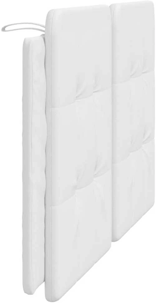 Galvūgalio pagalvėlė, baltos spalvos, 160cm, dirbtinė oda