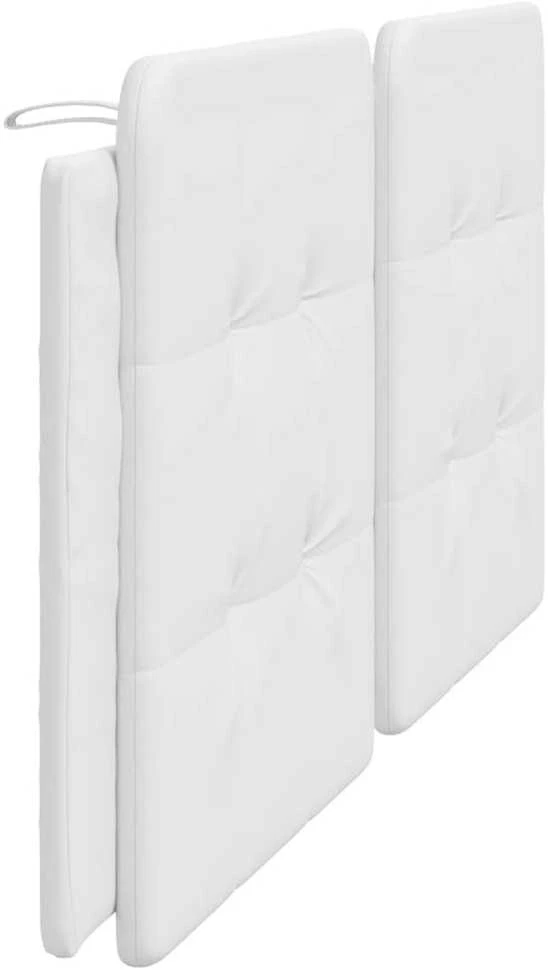 Galvūgalio pagalvėlė, baltos spalvos, 200cm, dirbtinė oda