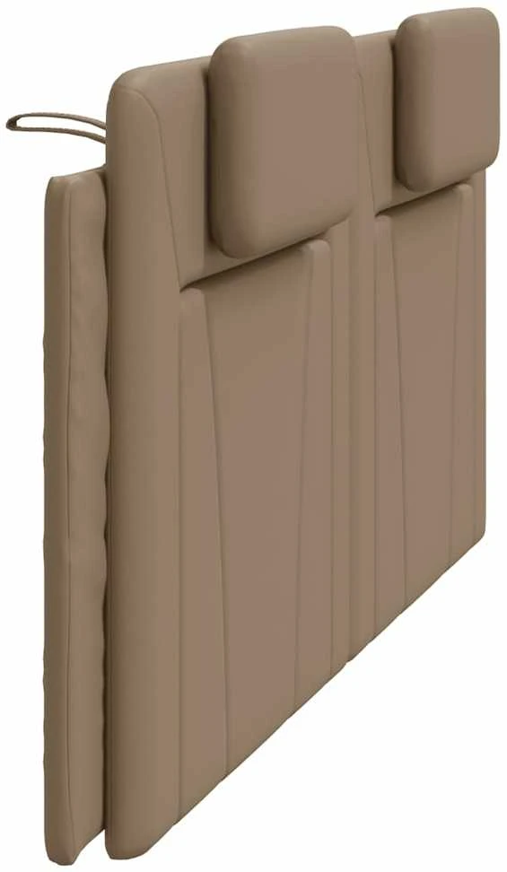 Galvūgalio pagalvėlė, kapučino spalvos, 200cm, dirbtinė oda