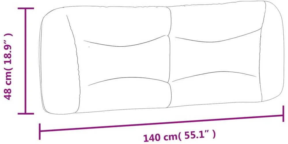 Galvūgalio pagalvėlė, mėlynos spalvos, 140cm, audinys
