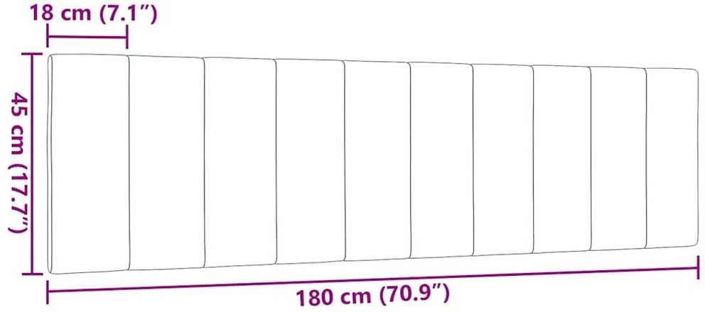 Galvūgalio pagalvėlė, Hanko, šviesiai pilkos spalvos, 180cm, audinys