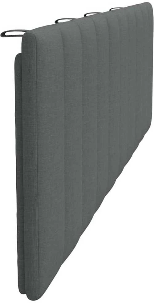 Galvūgalio pagalvėlė, tamsiai pilkos spalvos, 180cm, audinys