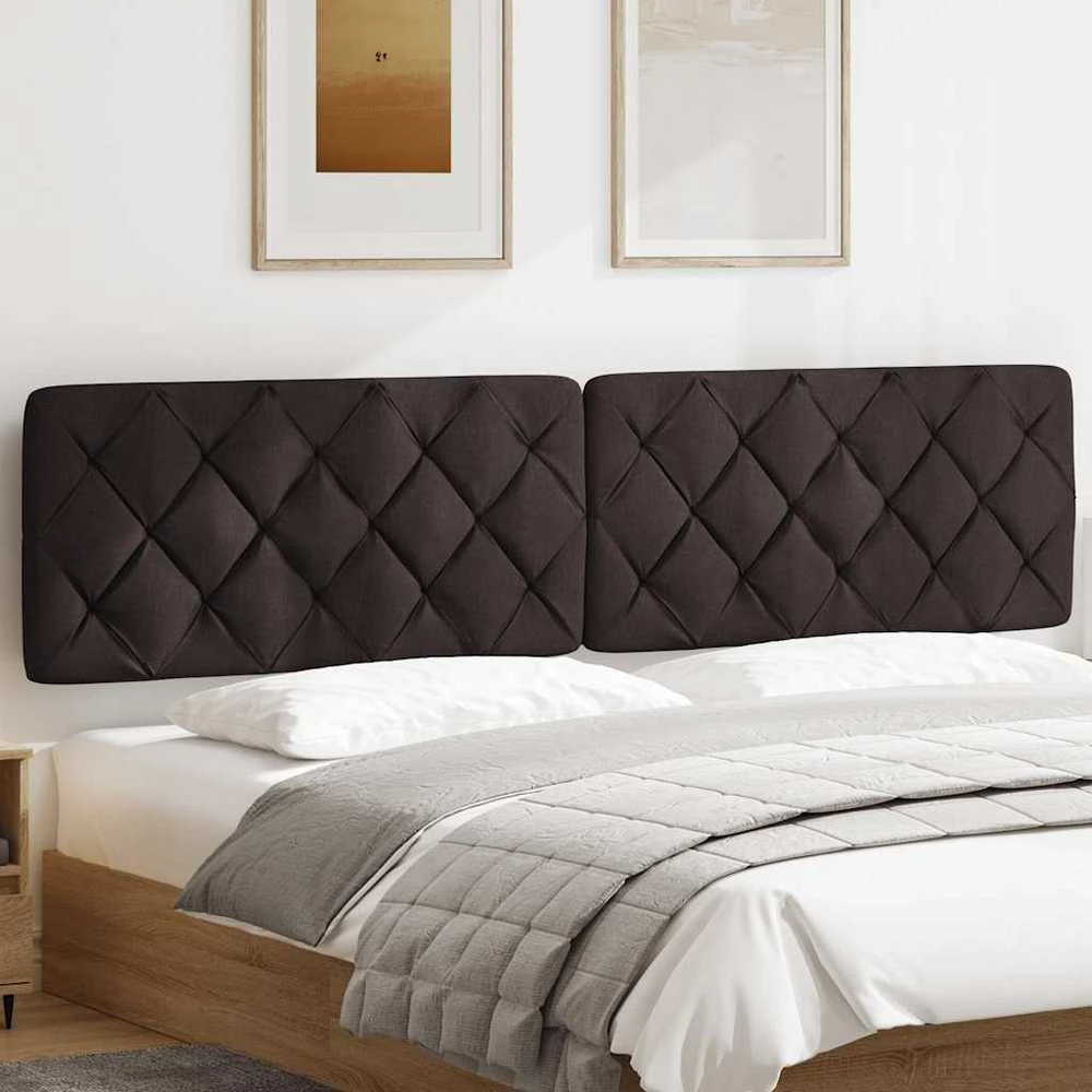 Galvūgalio pagalvėlė, tamsiai rudos spalvos, 200cm, audinys