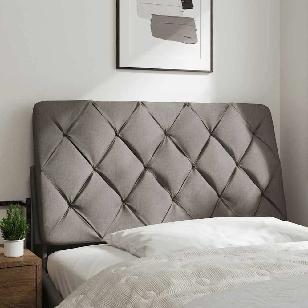 Galvūgalio pagalvėlė, taupe spalvos, 100 cm, audinys