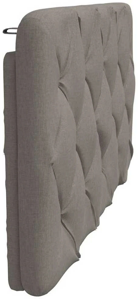 Galvūgalio pagalvėlė, taupe spalvos, 100 cm, audinys