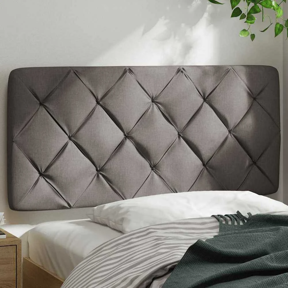 Galvūgalio pagalvėlė, taupe spalvos, 100 cm, audinys