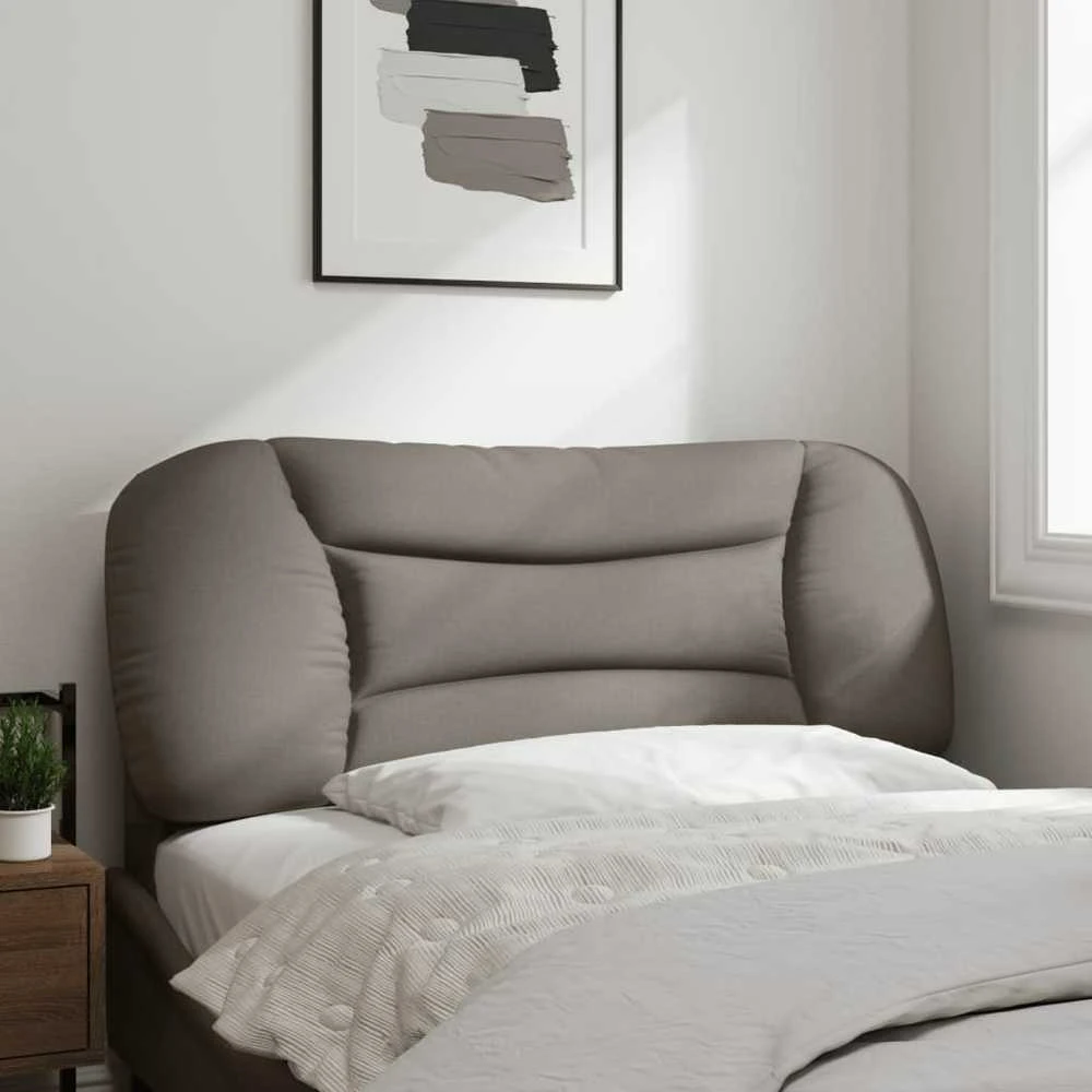 Galvūgalio pagalvėlė, taupe spalvos, 100 cm, audinys