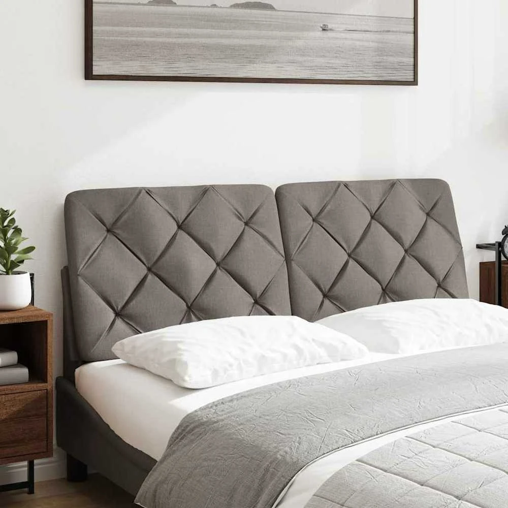 Galvūgalio pagalvėlė, taupe spalvos, 120cm, audinys