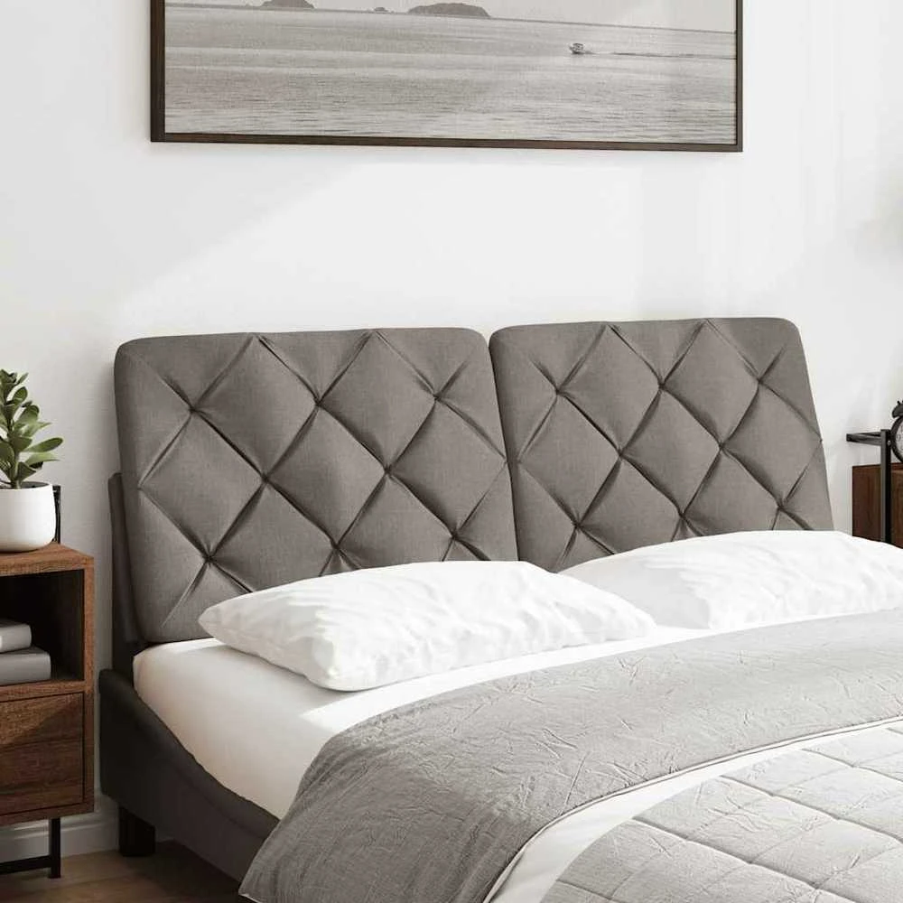 Galvūgalio pagalvėlė, taupe spalvos, 140cm, audinys