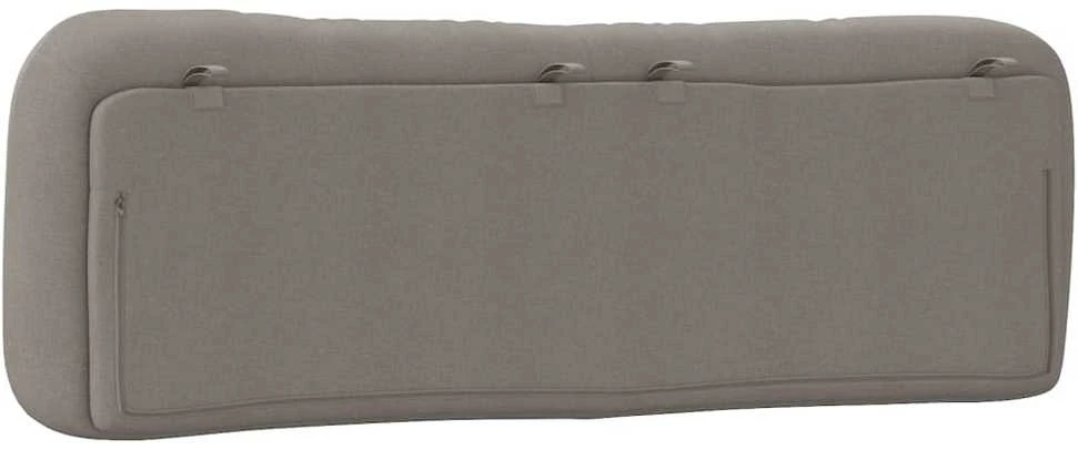 Galvūgalio pagalvėlė, taupe spalvos, 160cm, audinys