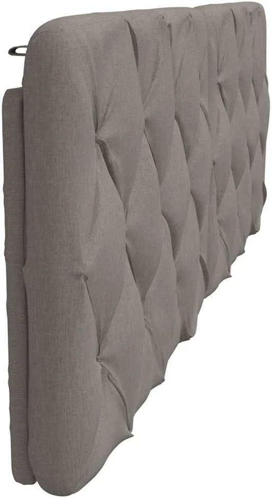 Galvūgalio pagalvėlė, taupe spalvos, 160cm, audinys