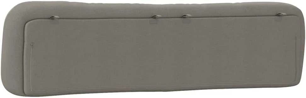 Galvūgalio pagalvėlė, taupe spalvos, 200cm, audinys