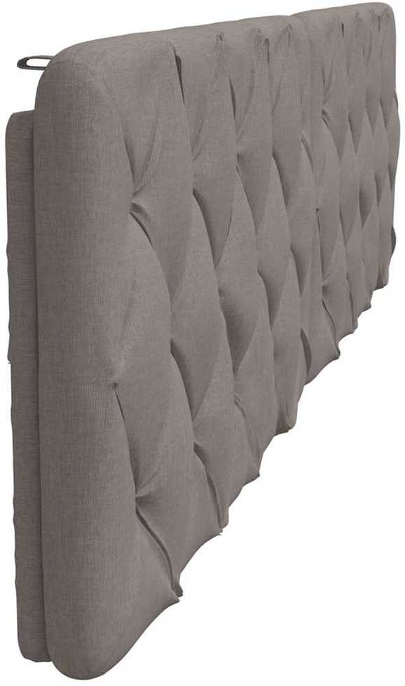Galvūgalio pagalvėlė, taupe spalvos, 200cm, audinys
