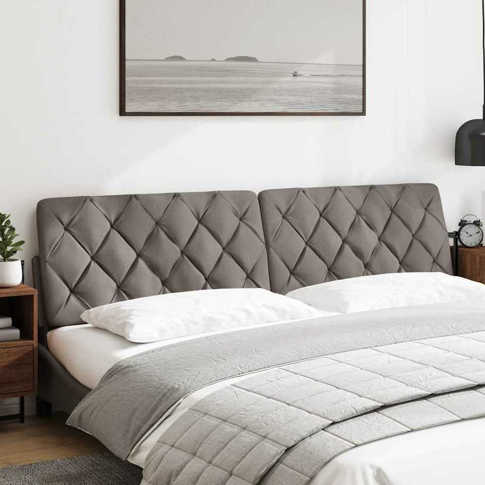 Galvūgalio pagalvėlė, taupe spalvos, 200cm, audinys