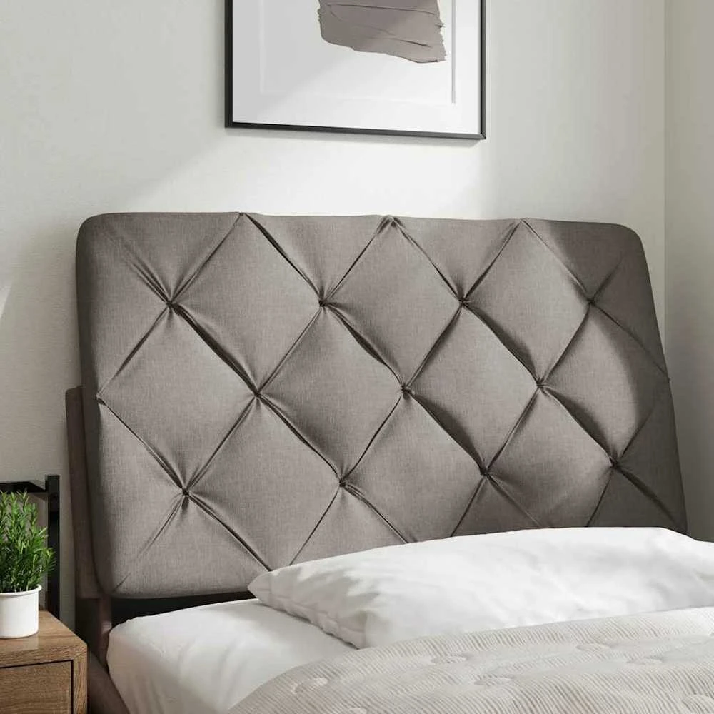 Galvūgalio pagalvėlė, taupe spalvos, 80 cm, audinys