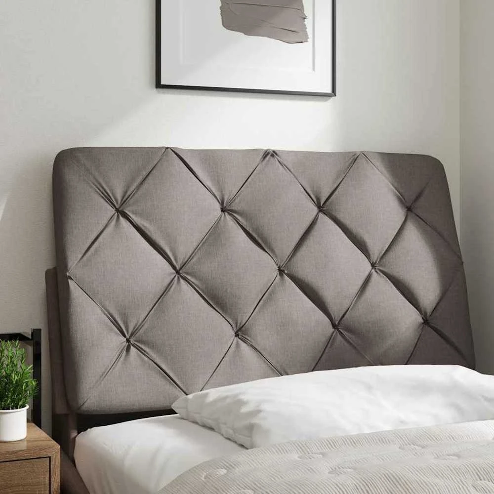 Galvūgalio pagalvėlė, taupe spalvos, 90 cm, audinys