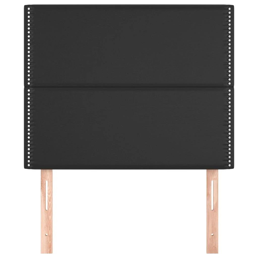 Galvūgalis, 2vnt., juodos spalvos, 100x5x78/88 cm, dirbtinė oda