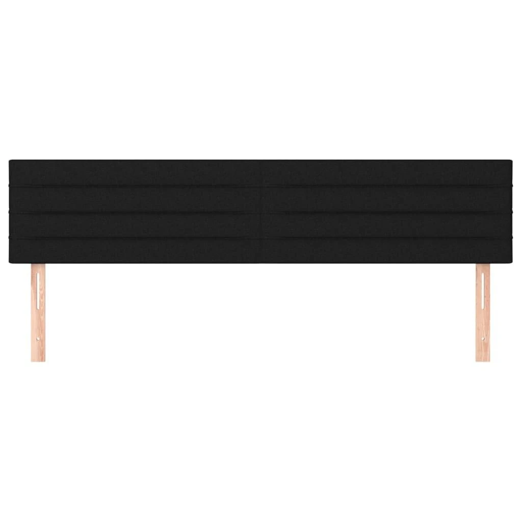 Galvūgalis, 2vnt., juodos spalvos, 100x5x78/88cm, audinys