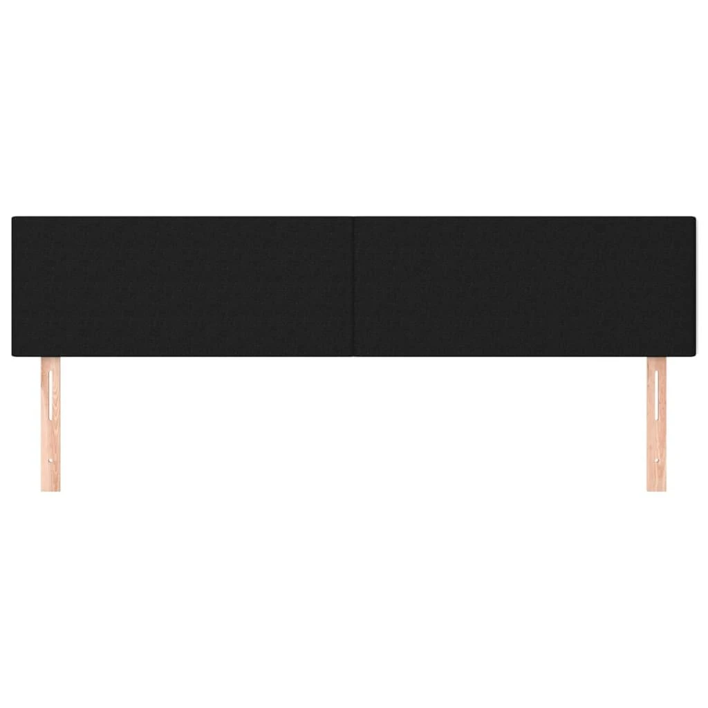 Galvūgalis, 2vnt., juodos spalvos, 100x5x78/88cm, audinys