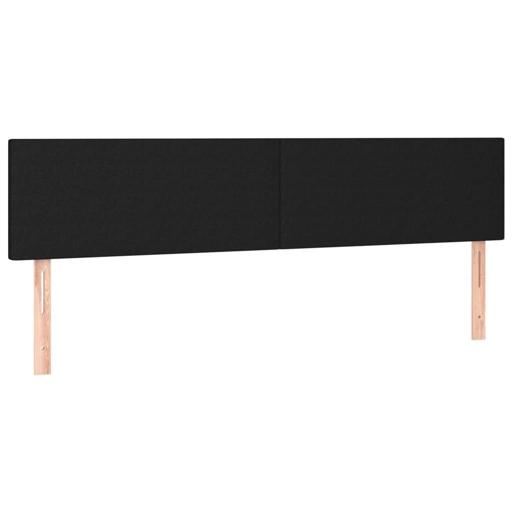 Galvūgalis, 2vnt., juodos spalvos, 80x5x78/88cm, audinys