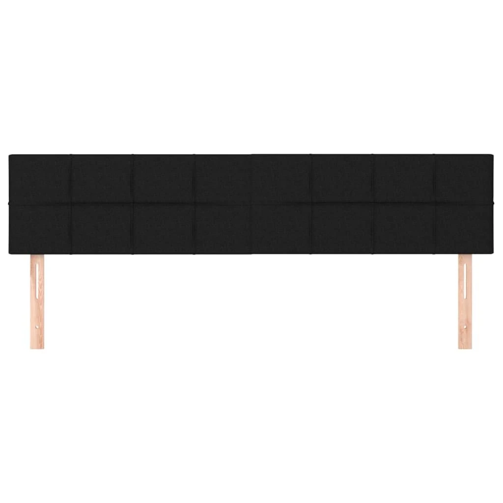 Galvūgalis, 2vnt., juodos spalvos, 80x5x78/88cm, audinys
